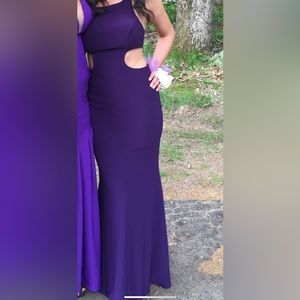 Purple prom dress
